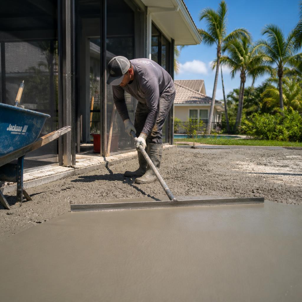 Concrete contractors website design in St. Augustine, Florida