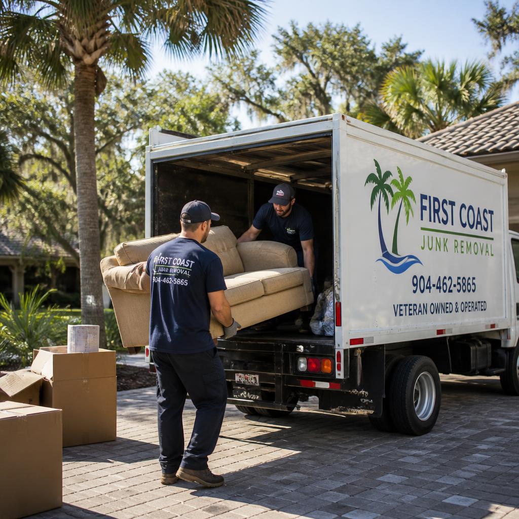 Junk removal website design in St. Augustine, Florida
